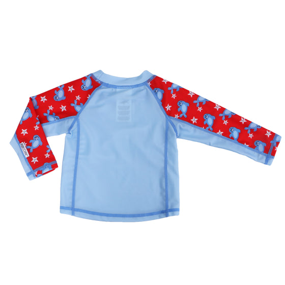 Baby Rashguard Long Sleeved Swim Top - Seal - My Little Thieves