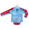 3 Pc Swim Set - Rashguard Top, Swim Diaper & Sunhat - Seal - My Little Thieves