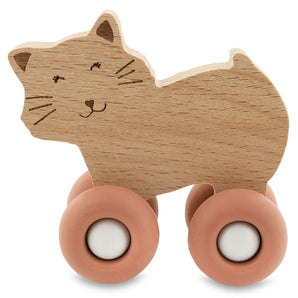 Wooden Animal Classic Handcrafted Toy Vehicles for Kids