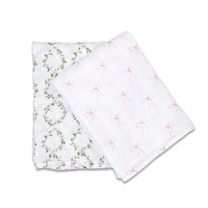 2-pack Cotton Swaddles-Patterns