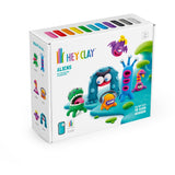 Aliens Set - Colorful Modeling Kids - Air Dry Clay Kit 15 cans and Sculpting Tools with Fun Interactive Instructions App - My Little Thieves