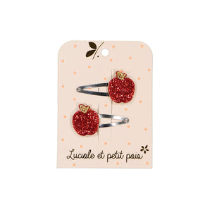 Elegant Fruit-Inspired Hair Clips - Handmade & Organic
