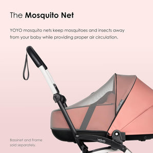 BABYZEN YOYO Bassinet Mosquito Net Pink - My Little Thieves