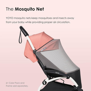 BABYZEN YOYO Mosquito Net 6+ Black Pink - My Little Thieves