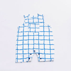 Blue Lines Baby Romper - My Little Thieves