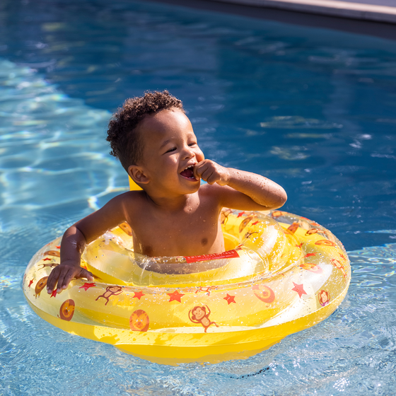 Yellow Circus printed Baby Swimseat 0-1 year