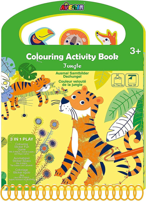 Coloring Activity Book - Jungle - My Little Thieves