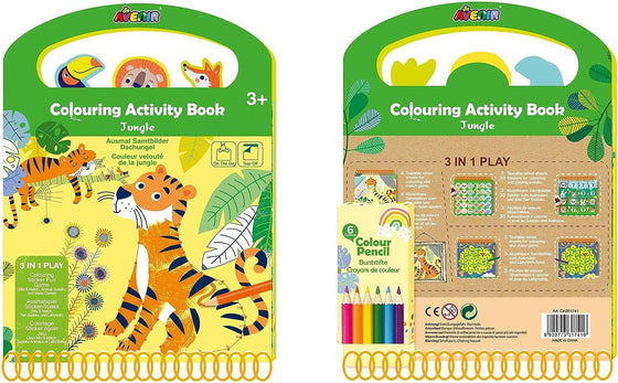 Coloring Activity Book - Jungle - My Little Thieves