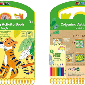 Coloring Activity Book - Jungle - My Little Thieves