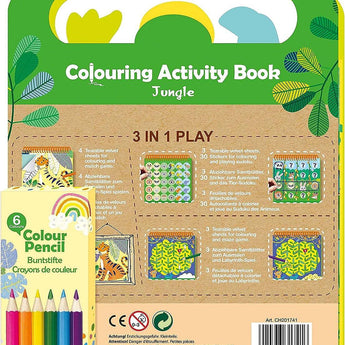 Coloring Activity Book - Jungle - My Little Thieves