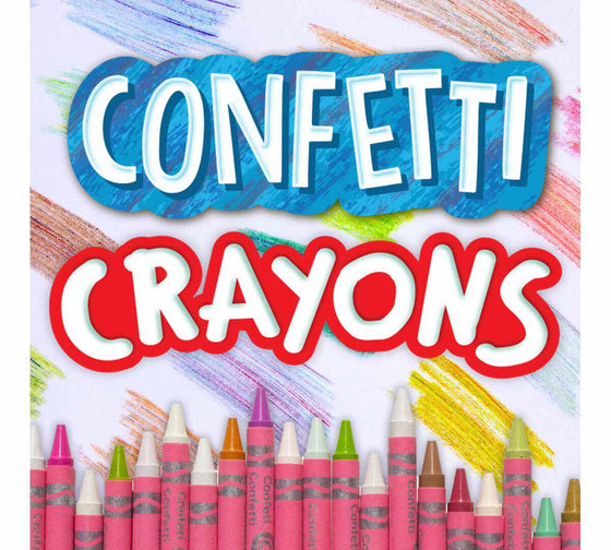 Confetti Crayons, 24 Count - My Little Thieves