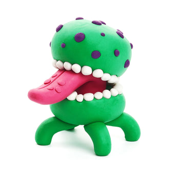 DIY Aliens: Burger, Trio, Scorpio Plastic Creative Modelling Air - Dry Clay For Kids 6 Cans - My Little Thieves