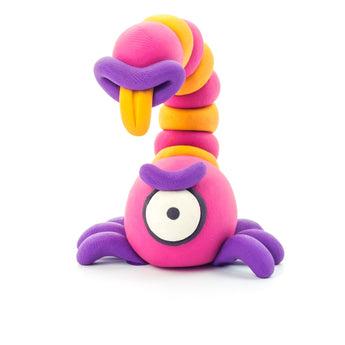 DIY Aliens: Burger, Trio, Scorpio Plastic Creative Modelling Air - Dry Clay For Kids 6 Cans - My Little Thieves