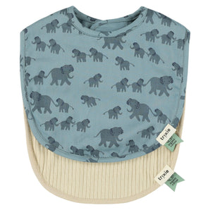 Newborn Bib 2-Pack Mix - Rosy Rabbit & Friends
