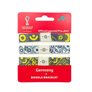 FIFA Fabric Fashionable Qatar 2022 World Cup Country Team Nylon bracelet - GERMANY - My Little Thieves