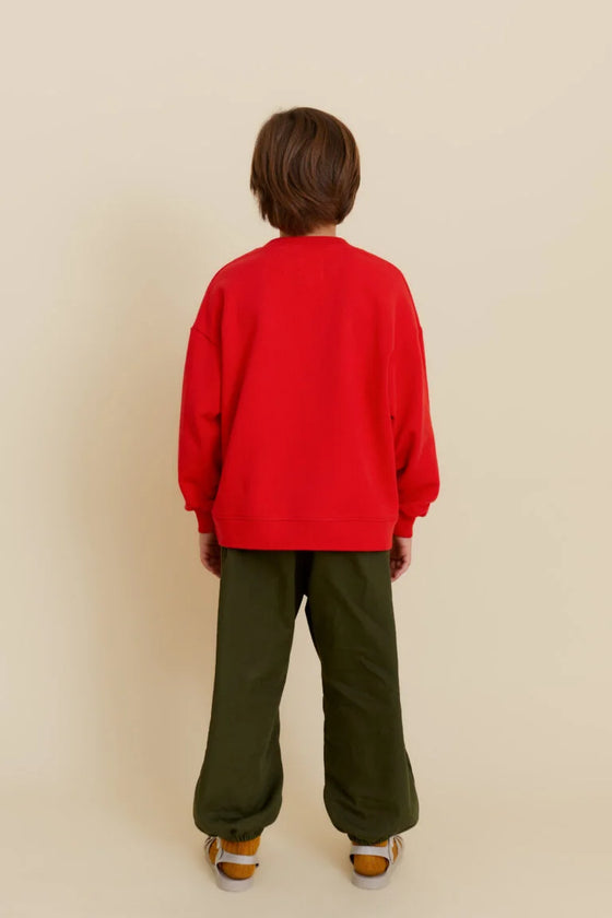 Potato Face Kid’s Sweatshirt - Red