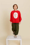 Potato Face Kid’s Sweatshirt - Red