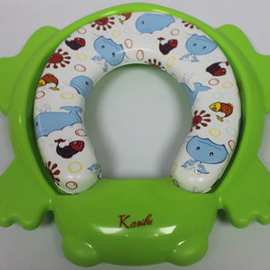 Frog shape Cushion Potty seat with Ladder - Green - My Little Thieves