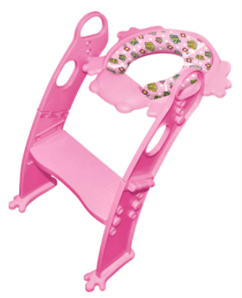 Frog shape Cushion Potty seat with Ladder - Pink - My Little Thieves