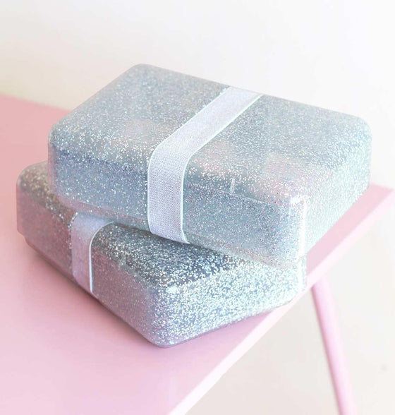 Glitter Lunch Box Silver - My Little Thieves