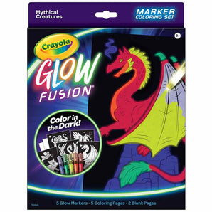 Glow Fusion, Marker Coloring Set, Mythical Creatures - My Little Thieves