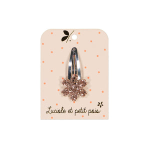 Mini Flower Hair Clip - Sparkle & Elegance