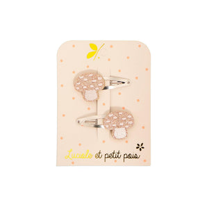 Chic Mushroom Hair Clips - Whimsical & Eco-Friendly
