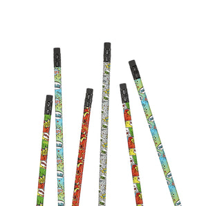 Graphite Pencils - Set of 12 - Comic Attack