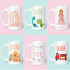 Personalized  Mugs, Birthday Favor Mugs