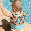 Shark orange Swimming Vest 3-6 years up to 18-30 kg