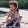 Shark orange Swimming Vest 3-6 years up to 18-30 kg