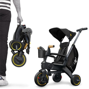Liki Trike S5 Nitro Black – Compact Urban Folding Trike