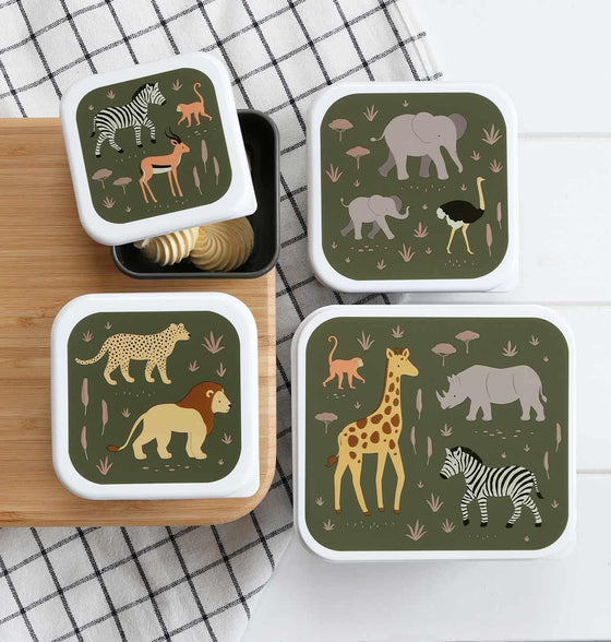 Lunch and Snack Box Set - Savanna - My Little Thieves