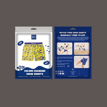 Magic Color - Changing Swim Shorts for Kids - My Little Thieves