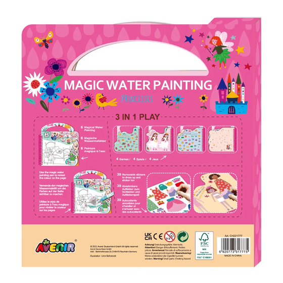 Magic Water Painting â€“ Princesses - My Little Thieves