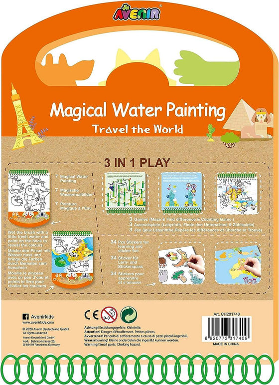 Magical Water Painting - Travel the World - My Little Thieves