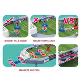 Mini Family Magnetic Football Game | Tabletop Football Soccer Set for Indoor Game Room | Desktop Sport Board Game for Adults Kids & Family - My Little Thieves