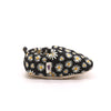 Non-Slip Moccasins - Black Daisy