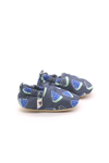 Non-Slip Moccasins - Navy Watermelon