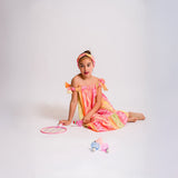 Multicolored Geometric Dress - My Little Thieves