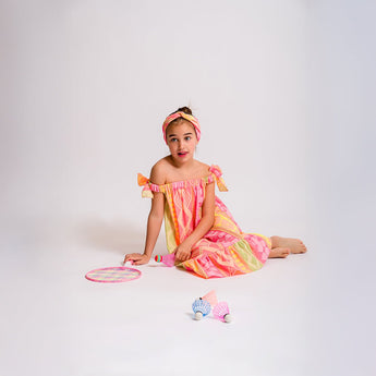 Multicolored Geometric Dress - My Little Thieves