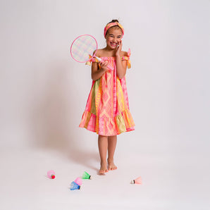 Multicolored Geometric Dress - My Little Thieves
