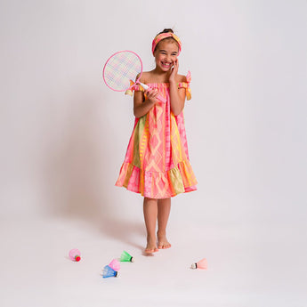 Multicolored Geometric Dress - My Little Thieves