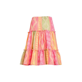 Multicolored Geometric Top & Skirt Set - My Little Thieves