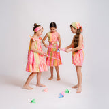 Multicolored Geometric Top & Skirt Set - My Little Thieves