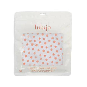 Muslin Change Pad Cover - Dots - My Little Thieves