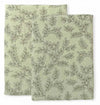 Muslin Cloth 2 Pack - Leaves Sage - My Little Thieves