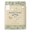 Muslin Cloth 2 Pack - Leaves Sage - My Little Thieves