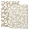 Muslin Cloth Set of 2 Leaves - Taupe - My Little Thieves