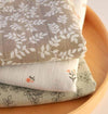 Muslin Cloth Set of 2 Leaves - Taupe - My Little Thieves